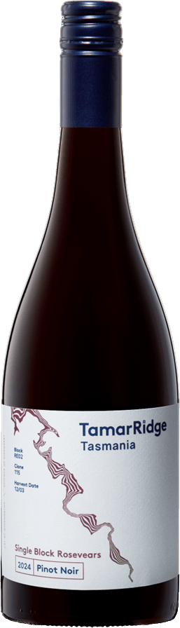 Tamar Ridge Single Block Rosevears Pinot Noir 2024 Tasmania bottle